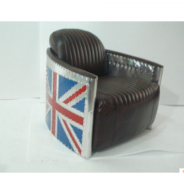 Wholesale! Creative United Kingdom Flag aluminum skin leisure chair