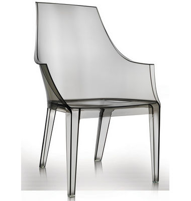 Replica Italian elegant design relaxing plastic transparent Thalya chair