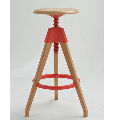 Modern Wooden Barstool Muuto Nerd barstool Colorful Wooden Bar Chair For Dining Room