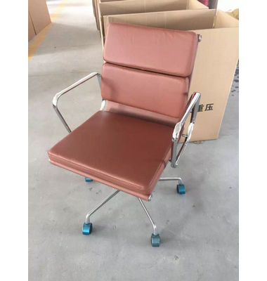 hot sale pu executive eames office chair middle back swivel eames leather office chair