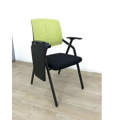 Hot Sale Stackable Conference Folding Office Chair With Writing Pad,Metal Frame Training chair