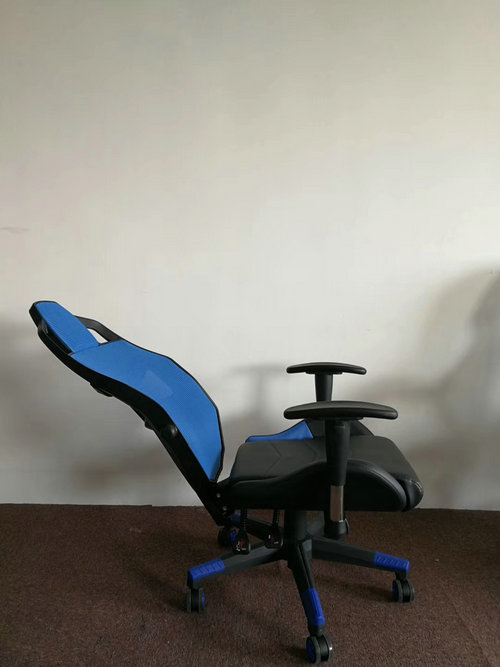 New design High-back armrest adjust adjustable lumbar support office race game racing chair