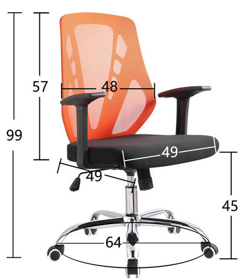 New Swivel Luxury middle back Recliling manage Office Chair
