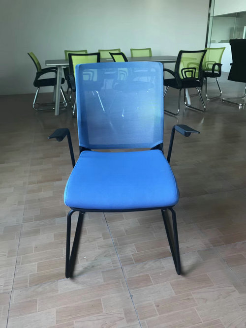 Meeting Hall Chair Armless Office Visitor Chair Modern Stacking Chairs for Conference Room Used