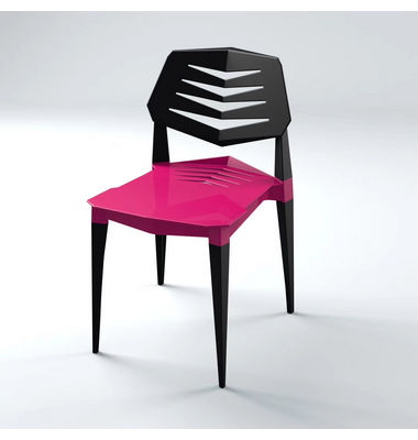 China Back Breathable Colorful Dining Stackable Plastic Chairs