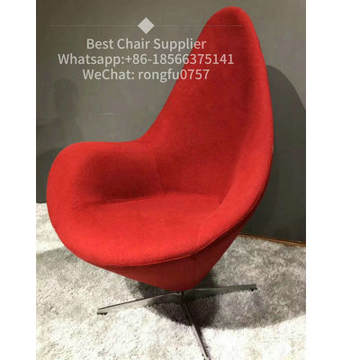 lounge fiberglass modern leisure Living Room Furniture Sets Wire house Swivel Heart Shape Lounge Cone Chair