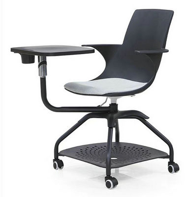 office furniture manufacturer folded fashion student training study chair with writing pad