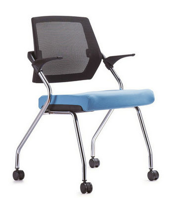 Korea solid office wholesale folding conference chair with armrest