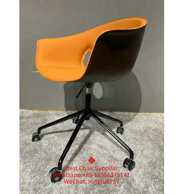 HUSK CHAIR metal leg movable Modern Plastic chair office furniture