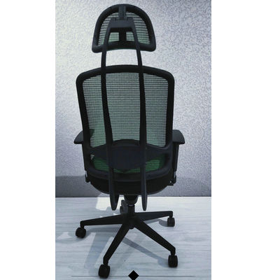 Professional type mesh back headrest PP armrest height adjustable swivel fabric cushion executive office chair