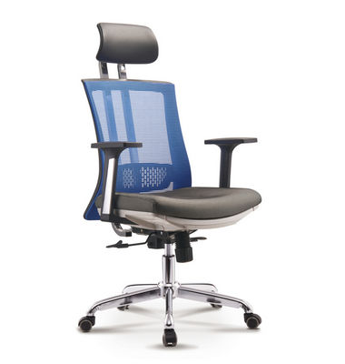 Commercial Ergonomic Office Chair High Back Mesh Office Chair Adjustable Headrest Computer Desk Chair for Lumbar Support