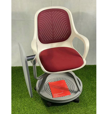 conference seminar training room chair plastic back folding training chair with book tray